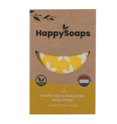 HappySoaps Olie Body Oil Bar Exotic Ylang Ylang 70gr