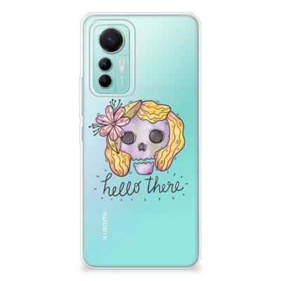 Silicone Back Case Xiaomi 12 Lite Boho Skull Silicone Back Case Xiaomi 12 Lite Boho Skull