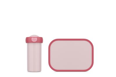 2-delige Mepal lunchset campus cool pink lunchbox + schoolbeker