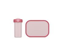 2-delige Mepal lunchset campus cool pink lunchbox + schoolbeker