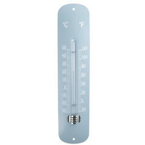Esschert Design Blauwtinten Thermometer Zink