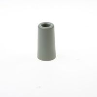 3x Deurbuffer / deurstopper grijs rubber 75 x 40 mm - thumbnail