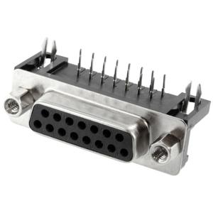 Connfly DS1037-15FNAKT74-0CC D-sub female connector Aantal polen: 15 Soldeerpennen 1 stuk(s) Tray