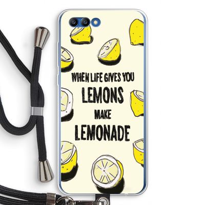 Lemonade: Honor 10 Transparant Hoesje met koord