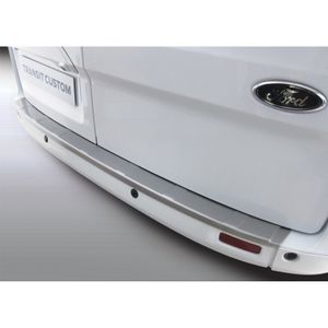 Bumper beschermer passend voor Ford Transit/Tourneo Custom 2014- 'Brushed Alu' Look GRRBP775B