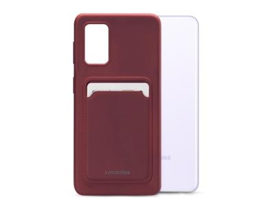 Mobilize Mobilize Rubber Gelly Card Case Samsung Galaxy A32 5G Matt Bordeaux