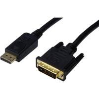 Digitus AK-340306-030-S DisplayPort-kabel DisplayPort / DVI Adapterkabel DisplayPort-stekker, DVI-D 24+1-polige stekker 3.00 m Zwart Digitus AK-340306-030-S DisplayPort-kabel DisplayPort / DVI Adapterkabel DisplayPort-stekker, DVI-D 24+1-polige stekker 3.00 m Zwart