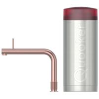 Quooker Front Keukenkraan Set - Kokend Warm- en Koud Water - Rosé Koper - Inclusief COMBI+ Reservoir