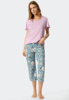 Schiesser Schiesser Pyjama 3/4, korte mouw bluegrey 176982 40/L - thumbnail