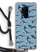 Narwhal: OnePlus 8 Pro Transparant Hoesje met koord