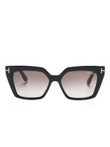 TOM FORD Eyewear lunettes de soleil Wiona à monture papillon - Noir