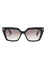 TOM FORD Eyewear lunettes de soleil Wiona à monture papillon - Noir - thumbnail