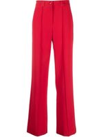 Patrizia Pepe pantalon de tailleur à coupe droite - Rouge