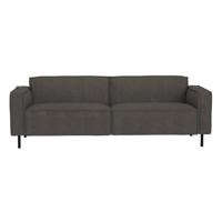 Leen Bakker - Bank Madison 4-zits - Maggy - Stof - Taupe - 90x223x77 Cm