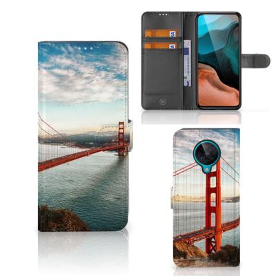 Xiaomi Poco F2 Pro | Flip Cover | Golden Gate Bridge