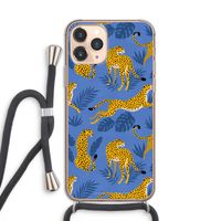 Luipaard: iPhone 11 Pro Transparant Hoesje met koord
