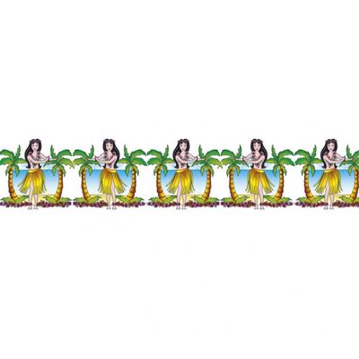 Hawaii tropisch feest thema versiering slinger tropical 3 meter