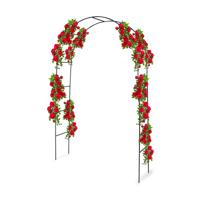 Tuinboog Kinzo 240 x 140 cm Metaal Rozen Tuinboog Kinzo 240 x 140 cm Metaal Rozen