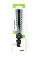 Widek triobinder eye met haak 3x12mm zwart/steengrijs