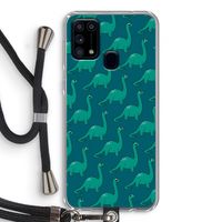Diplodocus: Samsung Galaxy M31 Transparant Hoesje met koord