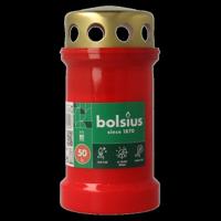 Herdenkingslicht nr3 rood met deksel 1 Stuks