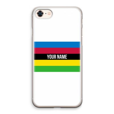 WK Wielrennen: iPhone 8 Transparant Hoesje