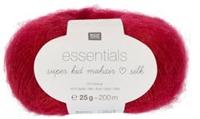 Rico Essentials Super Kid Mohair Loves Silk 39 Red - thumbnail