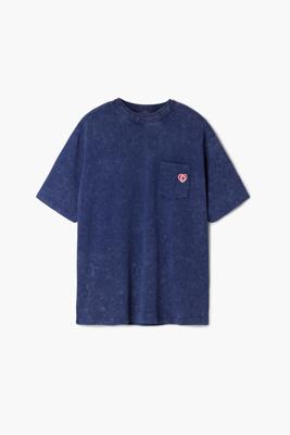T-shirt met logozakje - BLUE - M