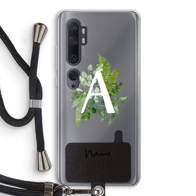 Green Brush: Xiaomi Mi Note 10 Transparant Hoesje met koord