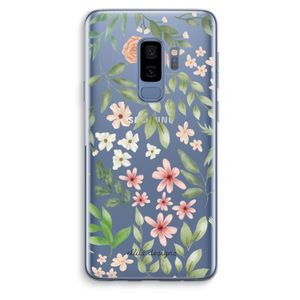 Botanical sweet flower heaven: Samsung Galaxy S9 Plus Transparant Hoesje