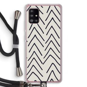 Marrakech Arrows: Samsung Galaxy A51 5G Transparant Hoesje met koord