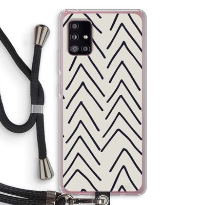 Marrakech Arrows: Samsung Galaxy A51 5G Transparant Hoesje met koord