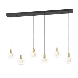 Stars of Light Zwarte hanglampTerque met goud - 390281