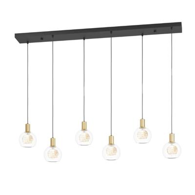 Stars of Light Zwarte hanglampTerque met goud - 390281