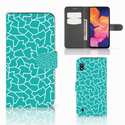 Samsung Galaxy A10 Hoesje Cracks Blue