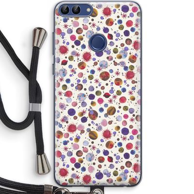 Planets Space: Huawei P Smart (2018) Transparant Hoesje met koord