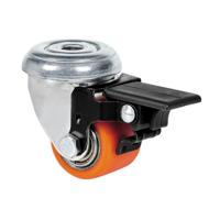 Rueda Ruedas Alex Oranje Polyurethaan Ijzer Ø 3,5 CM draaibaar