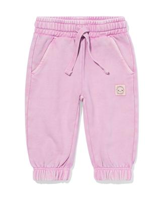 HEMA Babybroek comfy fit sweatstof paars (paars)