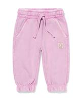 HEMA Babybroek comfy fit sweatstof paars (paars)