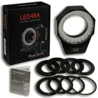 Fotodiox Pro LED-48a Ring light for Portrait and Macro Photography, fits Lens Filter Thread