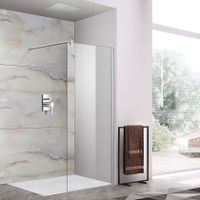 Inloopdouche Fabriecio Verona | 100x200 cm | Nano-coating | Helder glas | Chroom beslag