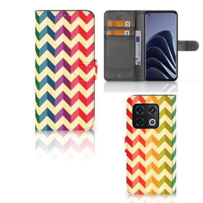 OnePlus 10 Pro | Telefoon Hoesje | Zigzag Multi Color OnePlus 10 Pro | Telefoon Hoesje | Zigzag Multi Color