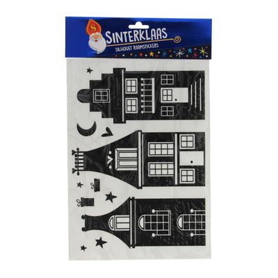 Wins Holland Silhouette raamstickers sinterklaas