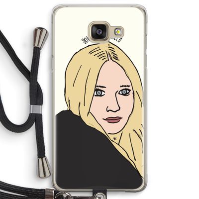 Ashley: Samsung Galaxy A5 (2016) Transparant Hoesje met koord