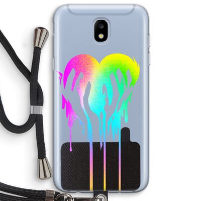 Hold My Heart: Samsung Galaxy J5 (2017) Transparant Hoesje met koord