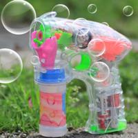 Elektrische transparante Toy Bubble Gun Bubble vloeistof niet inbegrepen