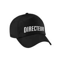 Verkleed petje - Directeur?- zwart - volwassenen - baseball cap / pet