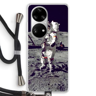 Spaceman: Huawei P50 Pro Transparant Hoesje met koord