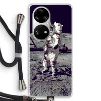 Spaceman: Huawei P50 Pro Transparant Hoesje met koord