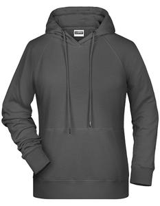 James & Nicholson JN8023 Ladies´ Hoody - /Graphite-(Solid) - XS